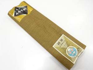 アンティーク　縞模様織り出し　丹前地反物